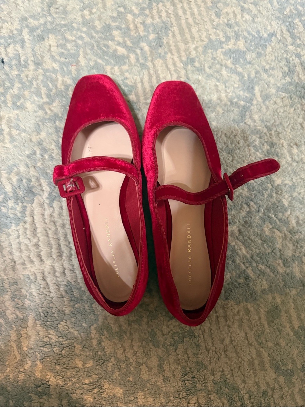 Loeffler Randall Velvet Mary Jane’s